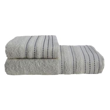 Imagem de Jogo de Toalhas Milano Capim Limão - 01 Banho e 01 Rosto