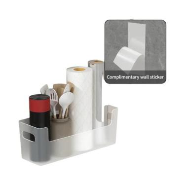 Imagem de Prateleira Organizadora Plástica Autoadesiva De Parede Para Porta De A