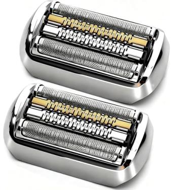 Imagem de Cabeças de barbear de substituição 92S Series 9 para barbeadores elétricos Braun Series 9 Pro e Series 9 9290cc, 9291cc, 9370cc, 9376cc, 9293s, 9260s, 9295cc, 9385cc (92S-02)