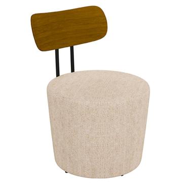 Imagem de Poltrona Decorativa Addams Linho Cru - Gran Belo