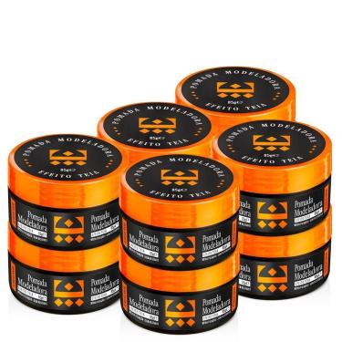 Imagem de Kit 10 Pomada Para Cabelo Efeito Teia Embaixador 85G