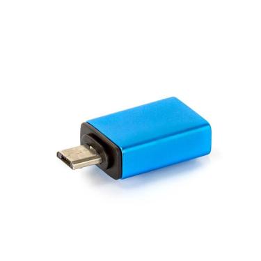 Imagem de Adaptador Usb Android Com Função Otg - Azul