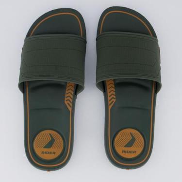 Imagem de Chinelo Slide Rider Start Verde e Laranja, 39