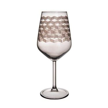 Imagem de Taça Copa E Cia Geo 490ml Em Vidro Fumê