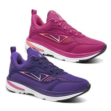 Imagem de Kit 2 Tênis Feminino Vili Fusion Masculino para Caminhada Academia-Feminino