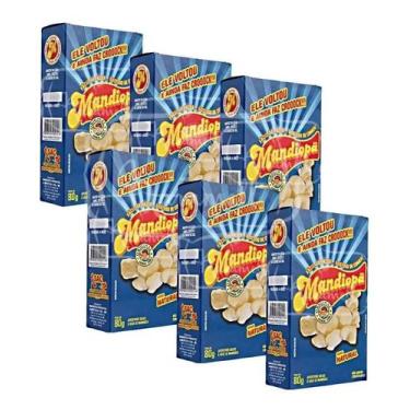 Imagem de Kit 6 Salgadinho Mandiopã Sabor Natural 80G Cada