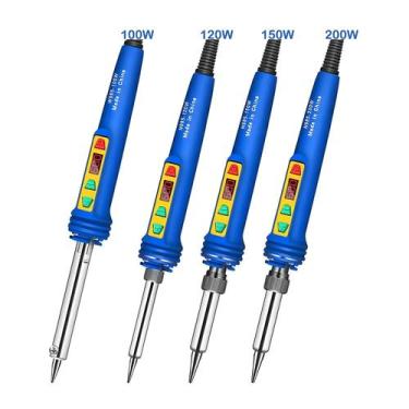 Imagem de Ferro De Solda Digital Com Display De Temperatura Ajustável 100-200W D