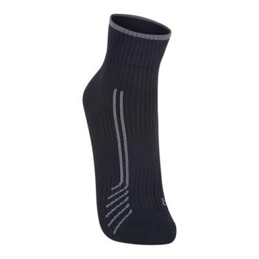 Imagem de Meia Unissex Cano Médio Dry Lupo Sport Cor:PretoTamanho:33-36, Preto, 