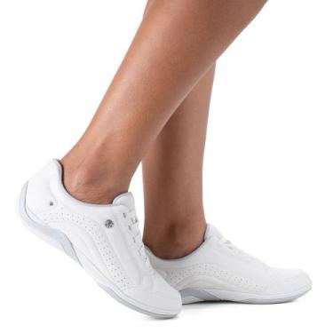 Imagem de Tênis Feminino Kolosh Branco Prático, Moderno e Confortável C3663, Bra