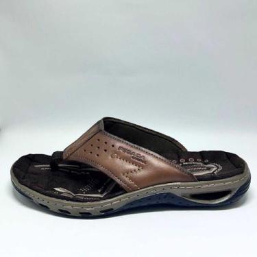 Imagem de Chinelo Masculino em Couro Pegada 131663, Pinhao, 39