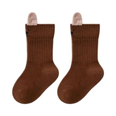 Imagem de Meias De Algodão Macias Para Crianças Com Estampa De Desenhos Animados