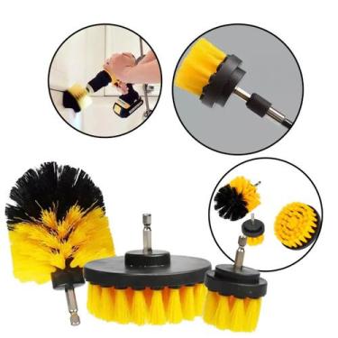 Imagem de Kit 3 Escovas Para Limpeza Pesada - Nilo-imports