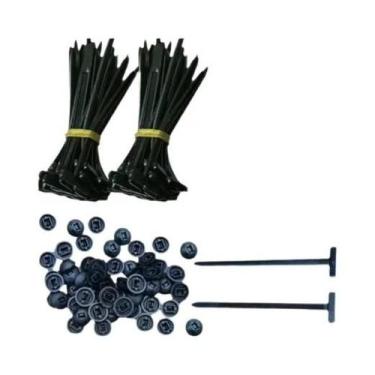 Imagem de Abraçadeira De Nylon Reforçada Com Fivela, Fixador Plástico Automotivo