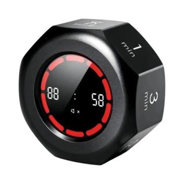 Imagem de Timer Digital Silencioso Pomodoro Para Cozinha, Estudo E Banho 5/10/25