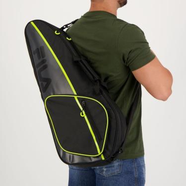 Imagem de Raqueteira Fila Team Preta e Cinza-Unissex