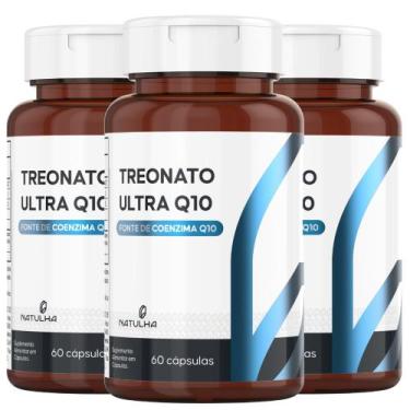Imagem de KIT 3X Magnésio Treonato com Coenzima Q10 60 cápsulas - Natulha