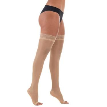 Imagem de Meia 7/8 Meia Coxa Venosan Legline 20-30 Ponteira Aberta, G