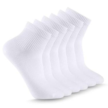 Imagem de Kit com 3 Pares Meias Cano Curto Branco Zee Rucci, 35-38