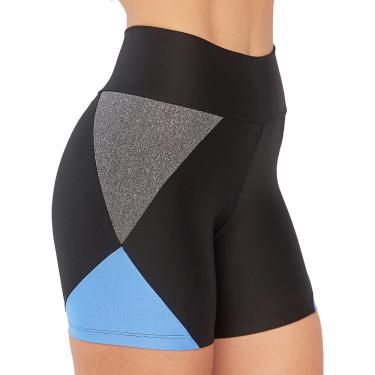 Imagem de Bermuda feminina esportiva delfit multicolor DR680322 azul