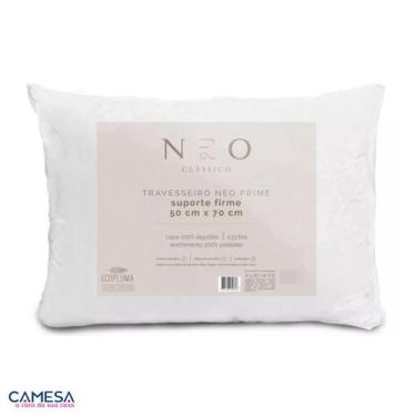 Imagem de Travesseiro Neo Prime Ecopluma 233 Fios Suporte Firme 50x70cm - Camesa
