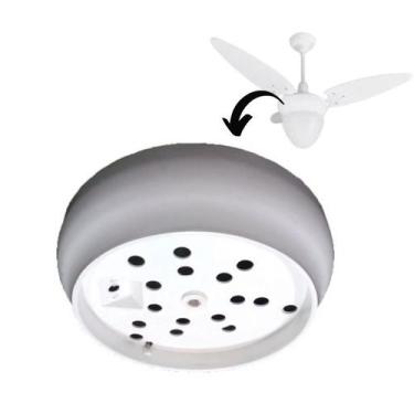 Imagem de Suporte Plafon Globo Lustre Ventilador De Teto Arge Lunar Cor:Branco, 
