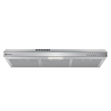 Imagem de Depurador de Ar Electrolux 80cm Inox Alto Poder de Sucção, Luz LED e Filtragem Dupla (DE8SS)
