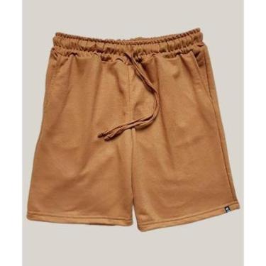 Imagem de Bermuda Moletom Masculina Mostarda WSS Brasil-Masculino