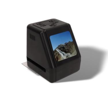 Imagem de Scanner de slides de filme de 22 MP com tela LCD IPS TFT de 5.1 cm, converte 135 126 110 filmes de 8 mm desliza para negativos cor preto branco JPG fotos para Vista para Windows