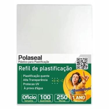 Imagem de Polaseal para Plastificação Ofício 226x340x0,10mm 100un - Cassmar 