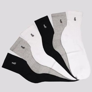 Imagem de Kit Meia Lupo Sport Walk Cano Médio 6 Pares, 37-40