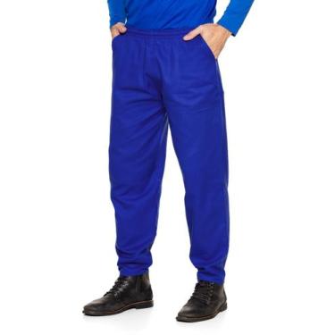 Imagem de Calça Brim com Elastano Básica Unissex Conforto e Estilo TAMANHO:MCOR: