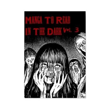 Imagem de Pôsteres De Anime De Terror E Thriller Junji Ito Em Tela, Arte De Pare