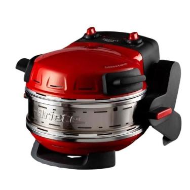 Imagem de Forno de Pizza Elétrico Duplo Ariete 927 Vermelho 1800W 110V - Pedra R