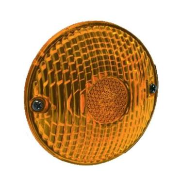 Imagem de Lente Lanterna Parachoque Amarela Pirulito PL404 - PRADOLUX