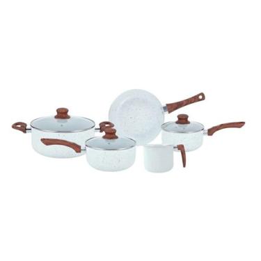 Imagem de Conjunto Panelas Inducao Ceramico 5 Pecas Lecce Vista Home., 3,5 litro