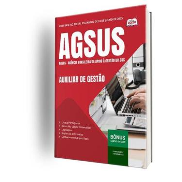 Imagem de Apostila AgSUS - Auxiliar de Gestão - Apostilas Opção