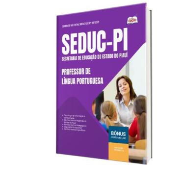 Imagem de Apostila SEDUC-PI - Professor de Língua Portuguesa - Apostilas Opção