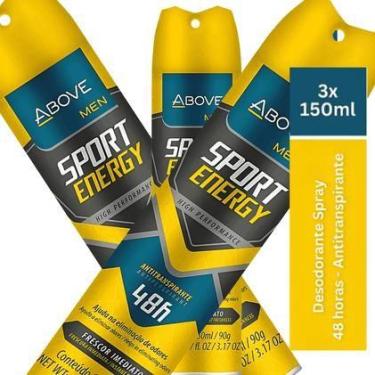 Imagem de Desodorante Above Men Sport Energy Antitranspirante 150ml