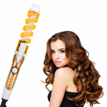 Imagem de Modelador de Cachos Automático Bi-Volt em Cerâmica Anti-Frizz – Cachos Definidos e Duradouros, Aquecimento Rápido, Fácil de Usar, Ideal para Todos os Tipos de Cabelo
