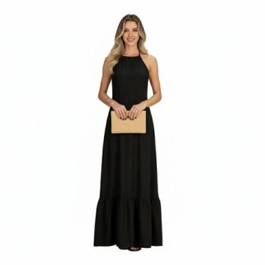 Imagem de Vestido Longo Frente Única com decote nas costas Festa Casamento Forma
