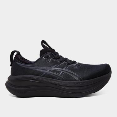 Imagem de Tênis Asics Gel-Nimbus 28 Masculino, Preto, Cinza, 46