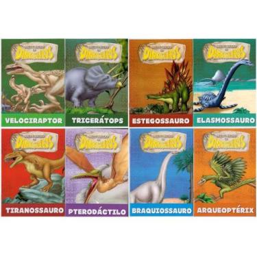 Imagem de Kit c/ 26 livrinhos dinossauros - 18 histórias + 8 colorir - EDITORA
