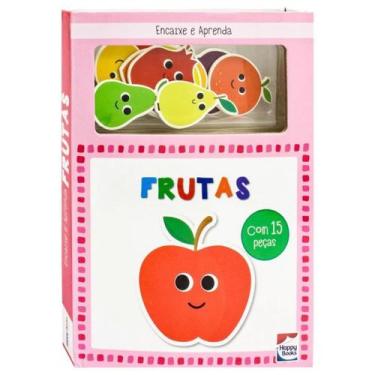 Imagem de Livro Infantil Encaixe E Aprenda Frutas - Happy Book