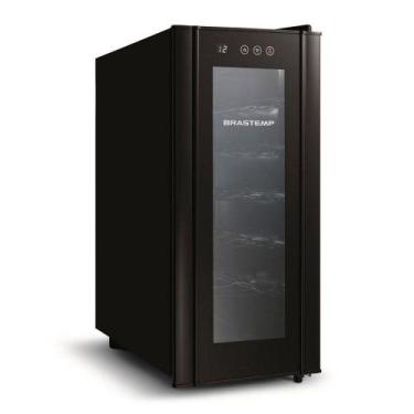 Imagem de Adega Climatizada Brastemp Display Touch 12 Garrafas BZC12, Preto, 220