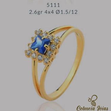 Imagem de Anel de formatura feminino - COLMEIA JÓIAS, Pedagogia, +-3.6gr