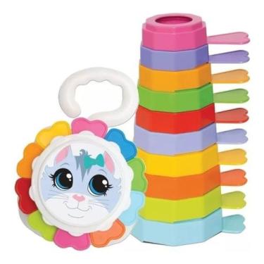 Imagem de Brinquedo Infantil Empilha Baby Gatinho - Mercotoys