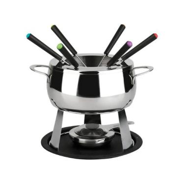 Imagem de Jogo Fondue Baden Com 11 peças Panela/Suporte/Fogareiro 1,8l - Hauskra