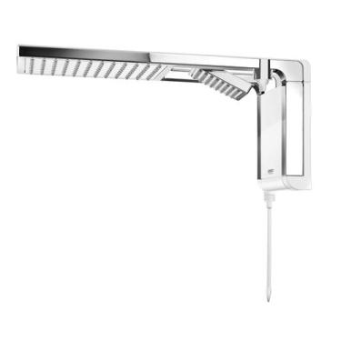 Imagem de Chuveiro Lorenzetti Acqua Duo Ultra Eletrônico Branco/Cromado, 110V