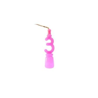 Imagem de Vela Aniv 3 Rosa Bianco, Unico, Unico