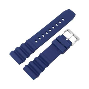Imagem de Pulseira De Relógio De Silicone Impermeável 20mm 22mm Para Rolex Subma